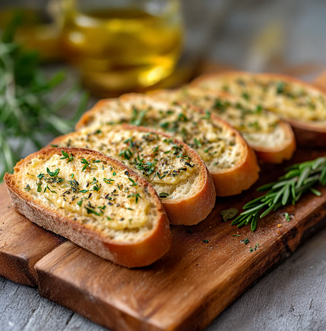 Manteca de ajo y hierbas