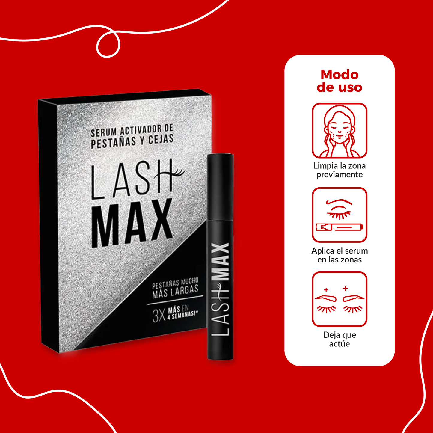 LashMax Sérum Pestañas y Cejas